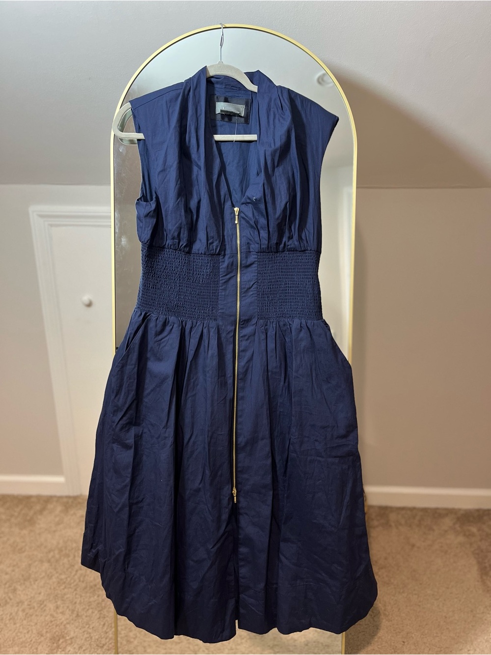 Anthropologie The Tommie Zip-Front Midi Dress - Picture 6 of 7